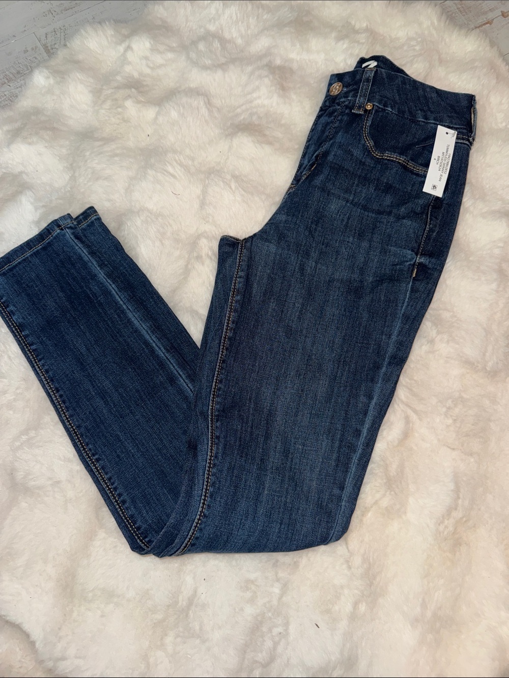 Seven7 Women's Dark Indigo Skinny Jeans
